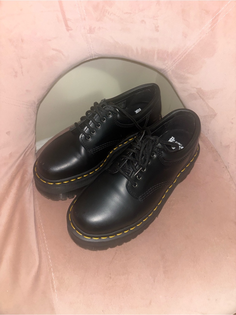 Women’s Dr. Martens 8053 Leather Platform Casual Shoes 🖤✨